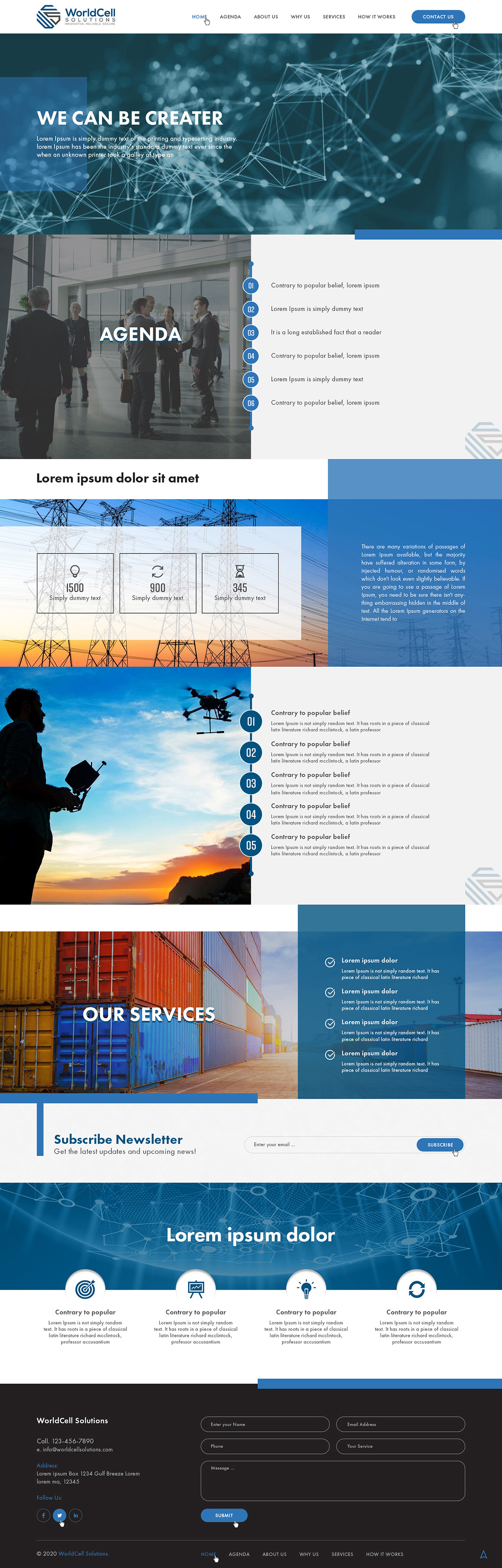 Web Design by Ved Web Services for this project | Design #24255441