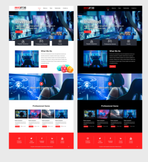 Web Design by pb for Inverted Esports | Design: #24265022