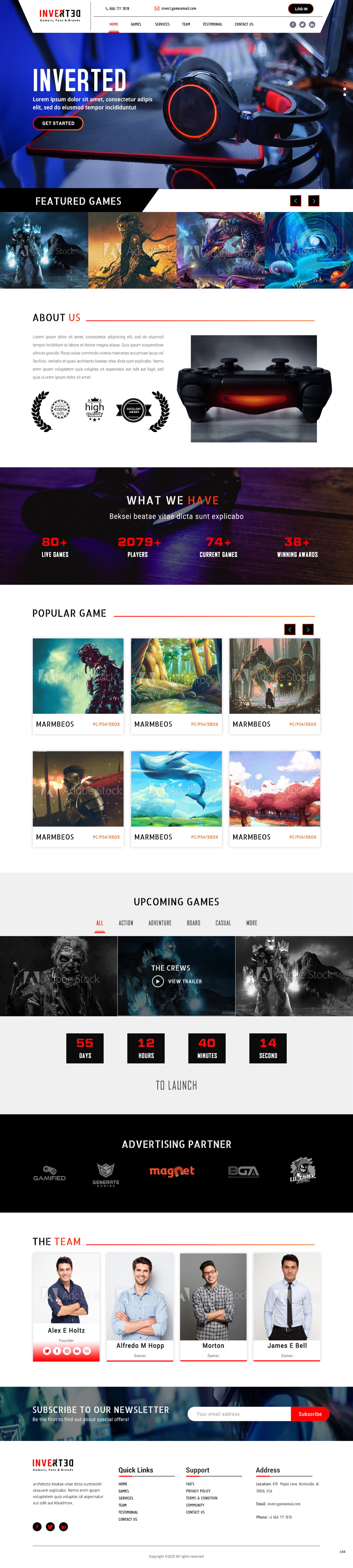 Diseño Web por pb para Inverted Esports | Diseño #24265042