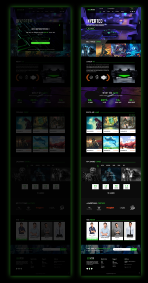 Web Design by pb for Inverted Esports | Design: #24272154