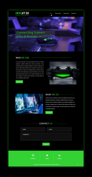 Web Design by pb for Inverted Esports | Design: #24385117