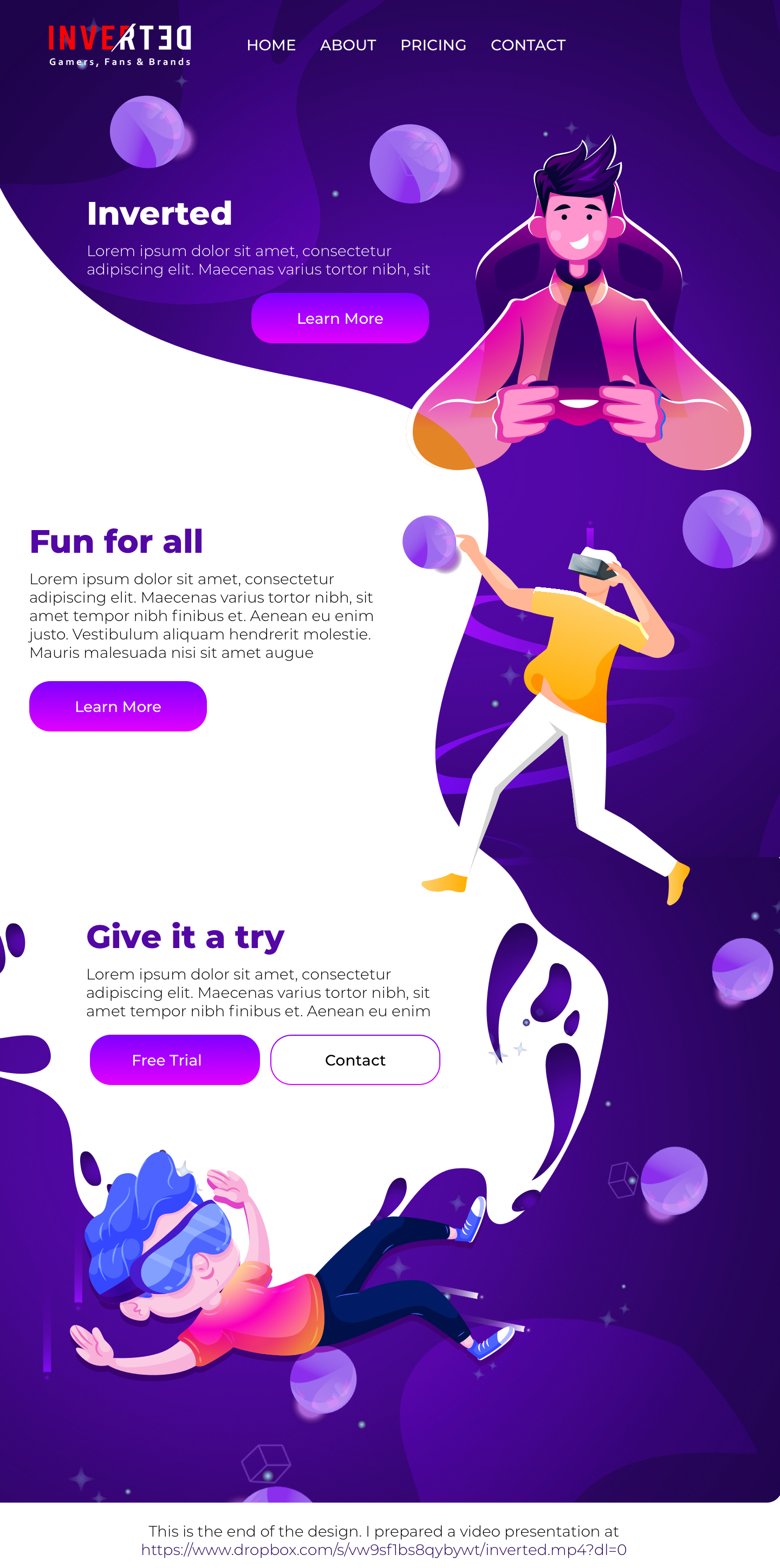 Web Design by Solakidis Panos for Inverted Esports | Design #24282306