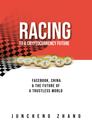 [Book title] Racing to a Cryptocurrency Future: Facebook, China & the Future of a Trustless W... | Diseño de portada de libro por Sarina.dsg