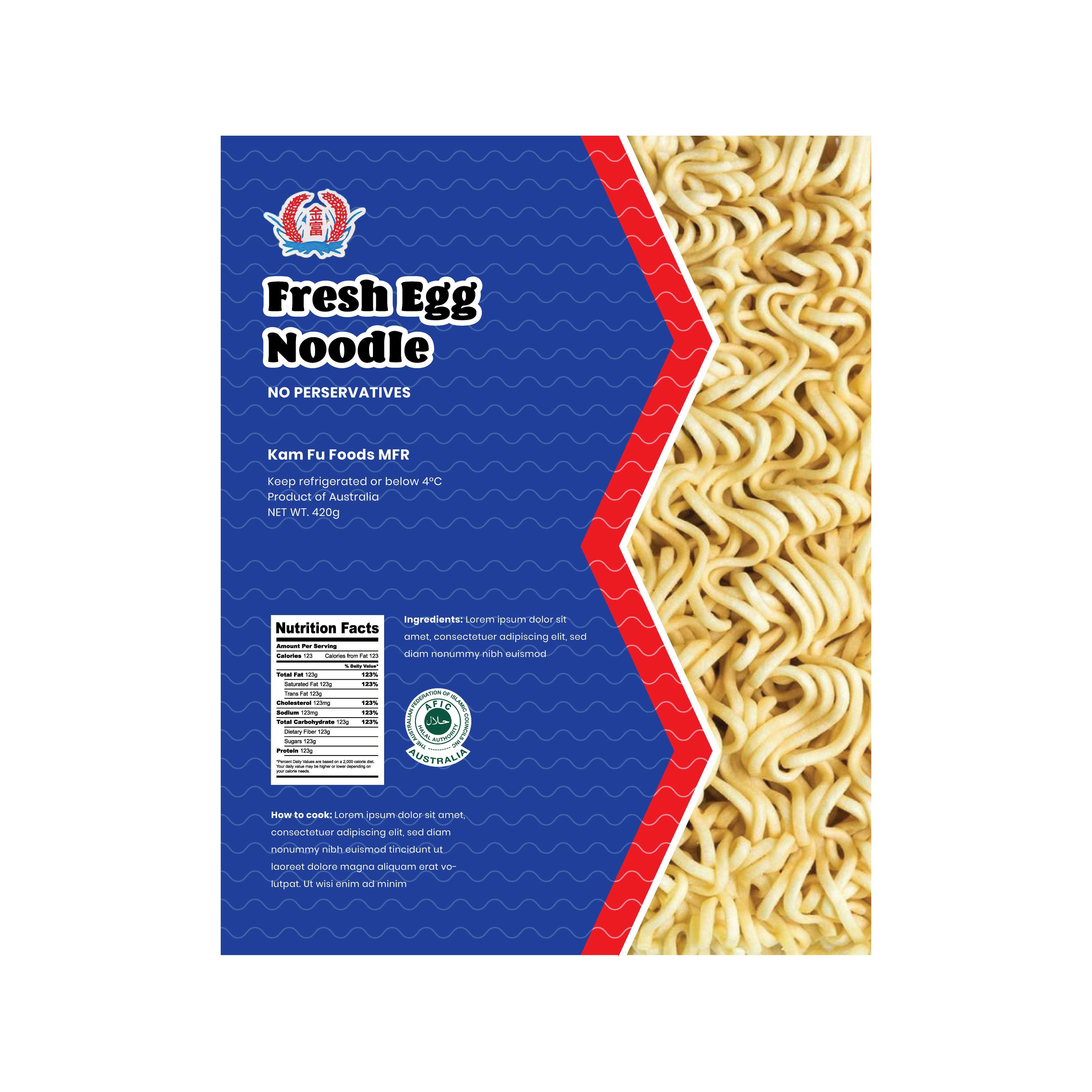 Packaging Design by Zoe Koutelida for kam fu food manufacturer | Design #24342412