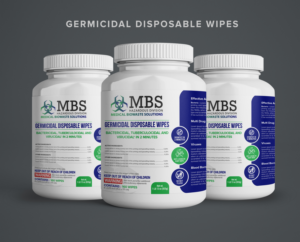 Creating a label for germicidal disposable wipes. | Packaging Design by SAI DESIGNS