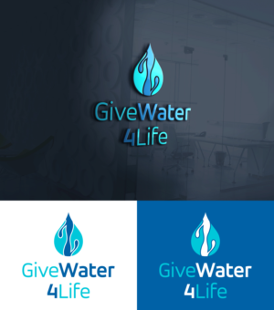 Give Water 4 Life | Logo Design by ACK Design
