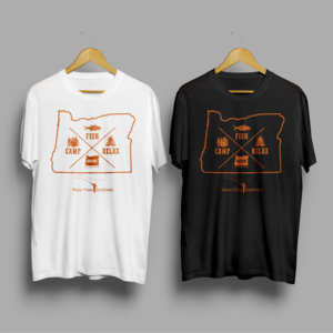 T-shirt Design by jeffdefy for Water Time Outfitters | Design #24317057