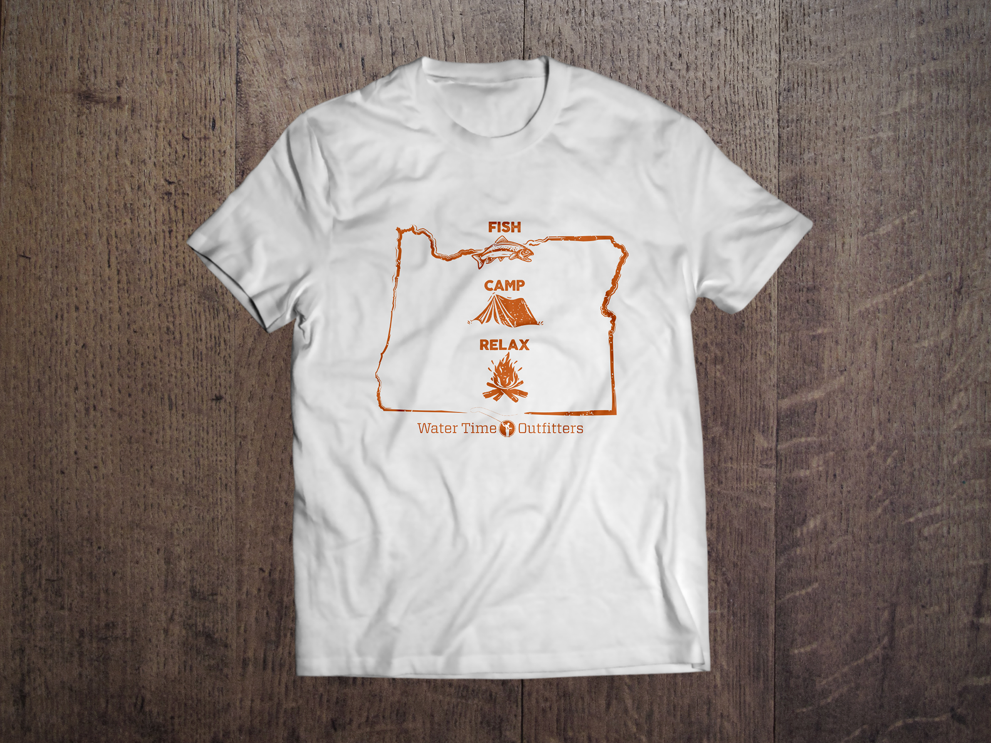 T-shirt Design by Pinky  for Water Time Outfitters | Design #24278562