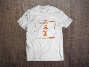 Fish Camp Relax T-shirt design | Diseño de Camiseta por Pinky 