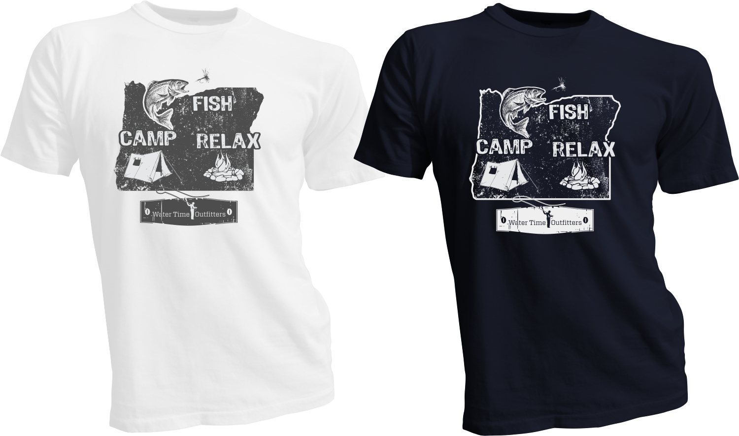 T-shirt Design by bacujkov for Water Time Outfitters | Design #24303200