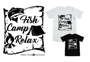 T-shirt Design by eleven for Water Time Outfitters | Design: #24278667