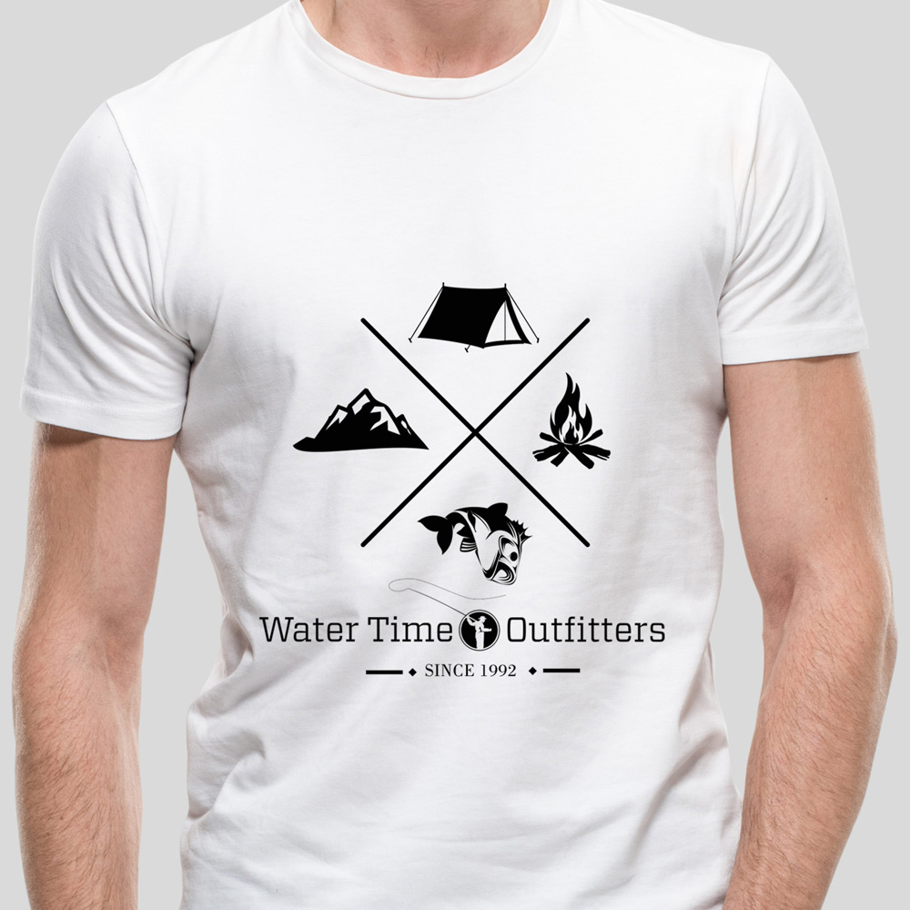 T-shirt Design by Lums Designer for Water Time Outfitters | Design #24311672