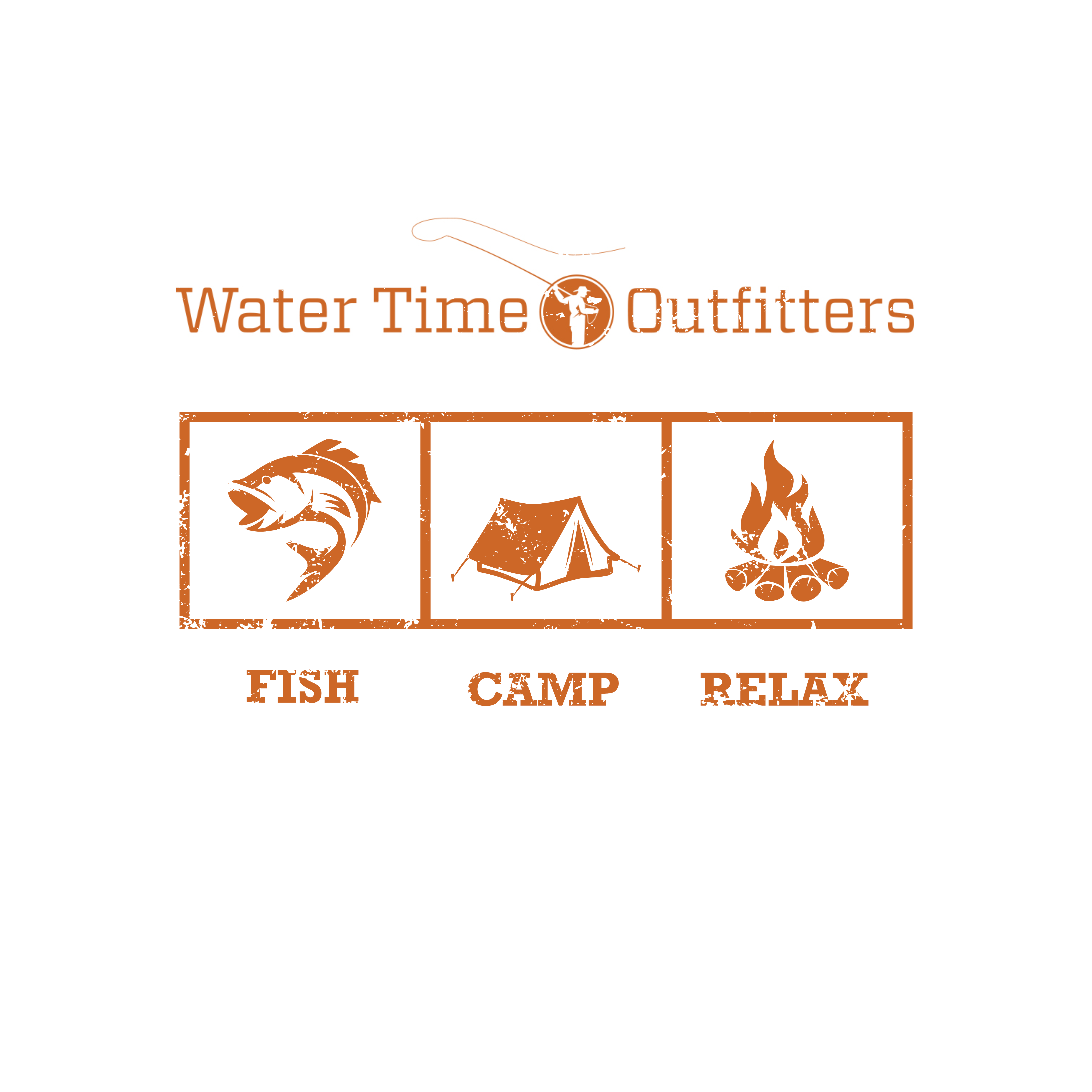 T-shirt Design by tangga.co for Water Time Outfitters | Design #24278545
