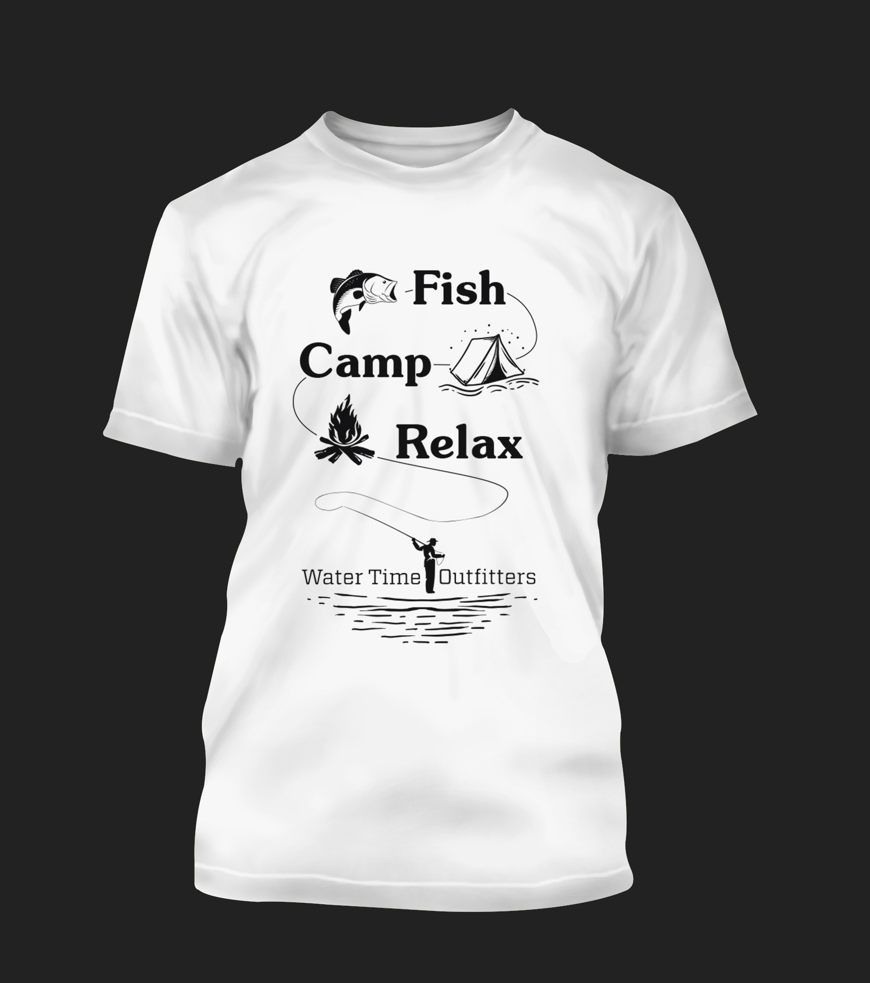 T-shirt Design by girish for Water Time Outfitters | Design #24300459