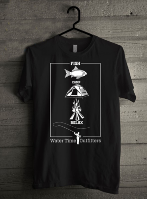 T-shirt Design by creative gravity for Water Time Outfitters | Design #24293498