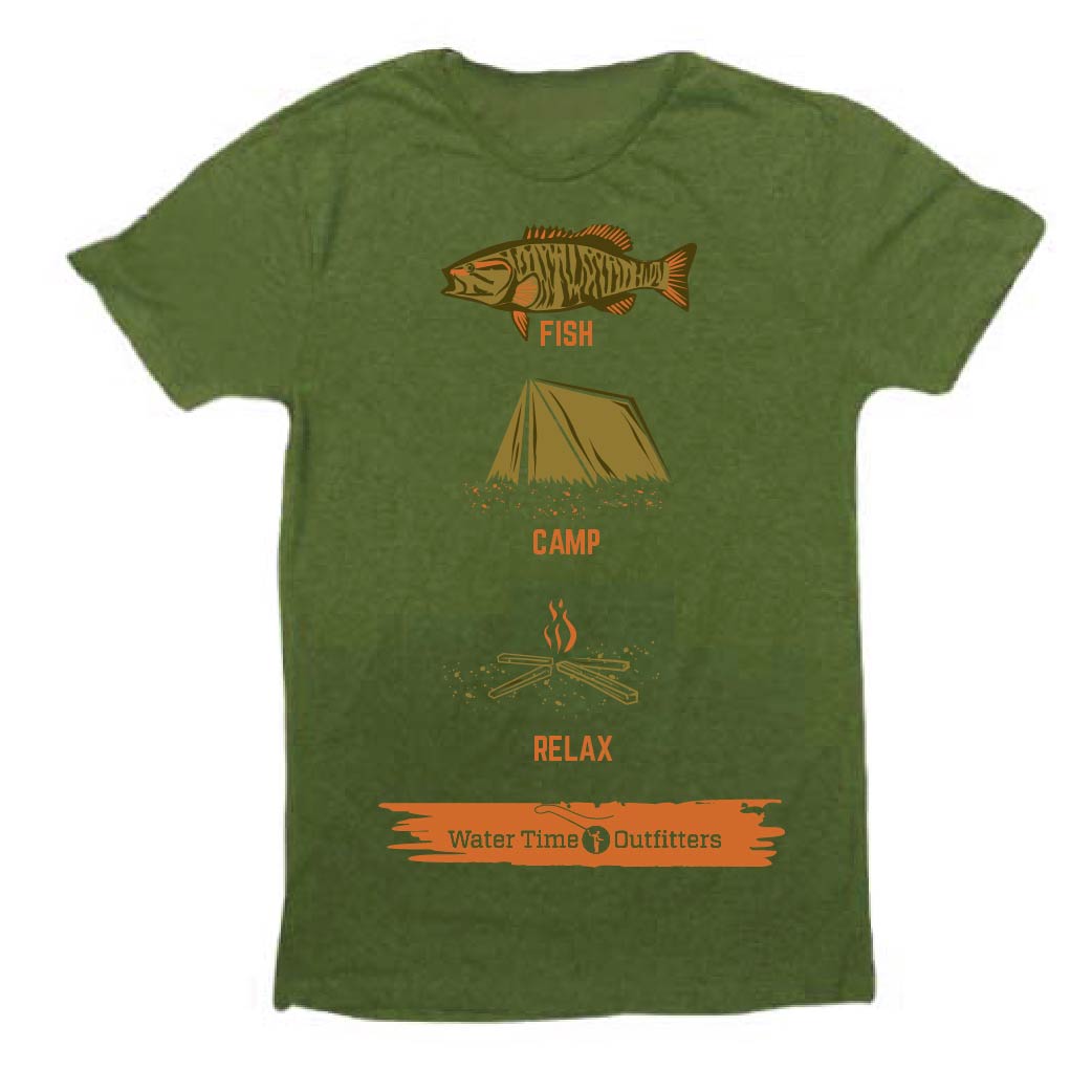 T-shirt Design by 75-R-P-Z for Water Time Outfitters | Design #24288269