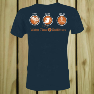 T-shirt Design by 75-R-P-Z for Water Time Outfitters | Design: #24305557