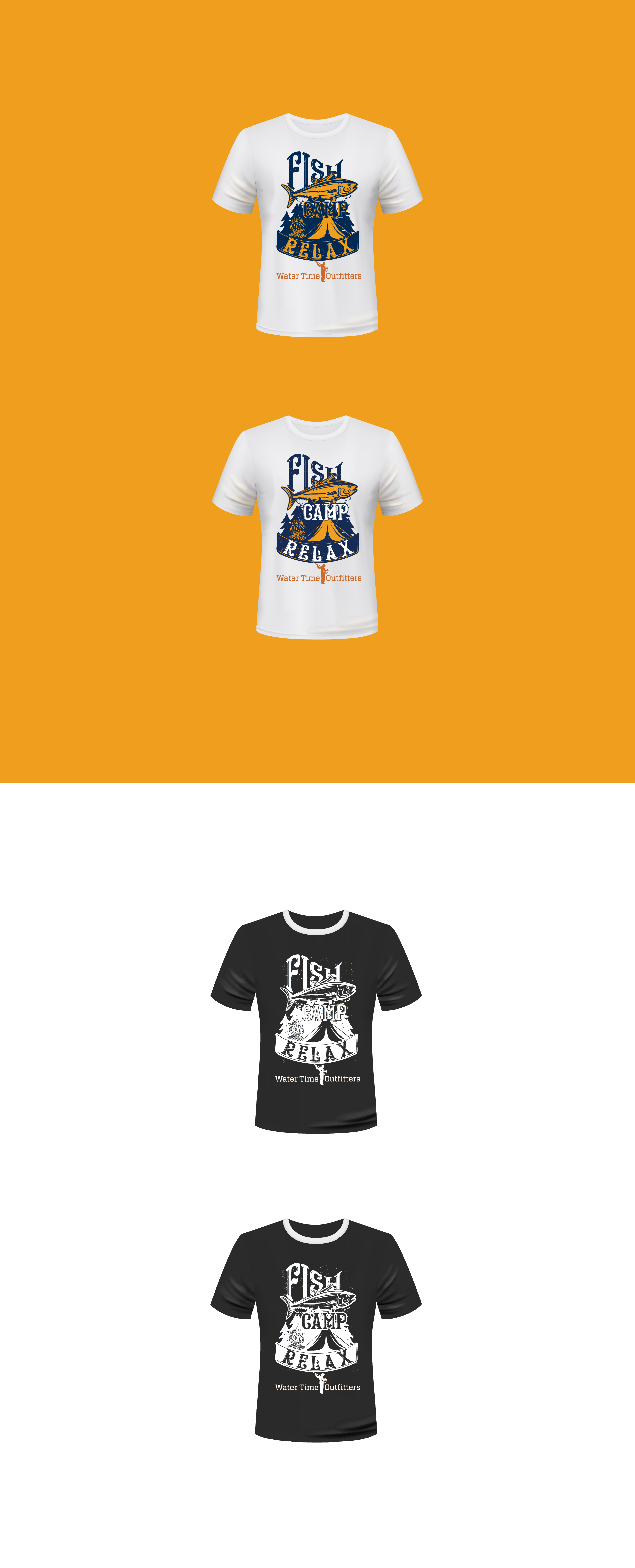 T-shirt Design by Satish Mali for Water Time Outfitters | Design #24293990