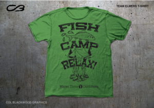 T-shirt Design by Col 3 for Water Time Outfitters | Design #24312784