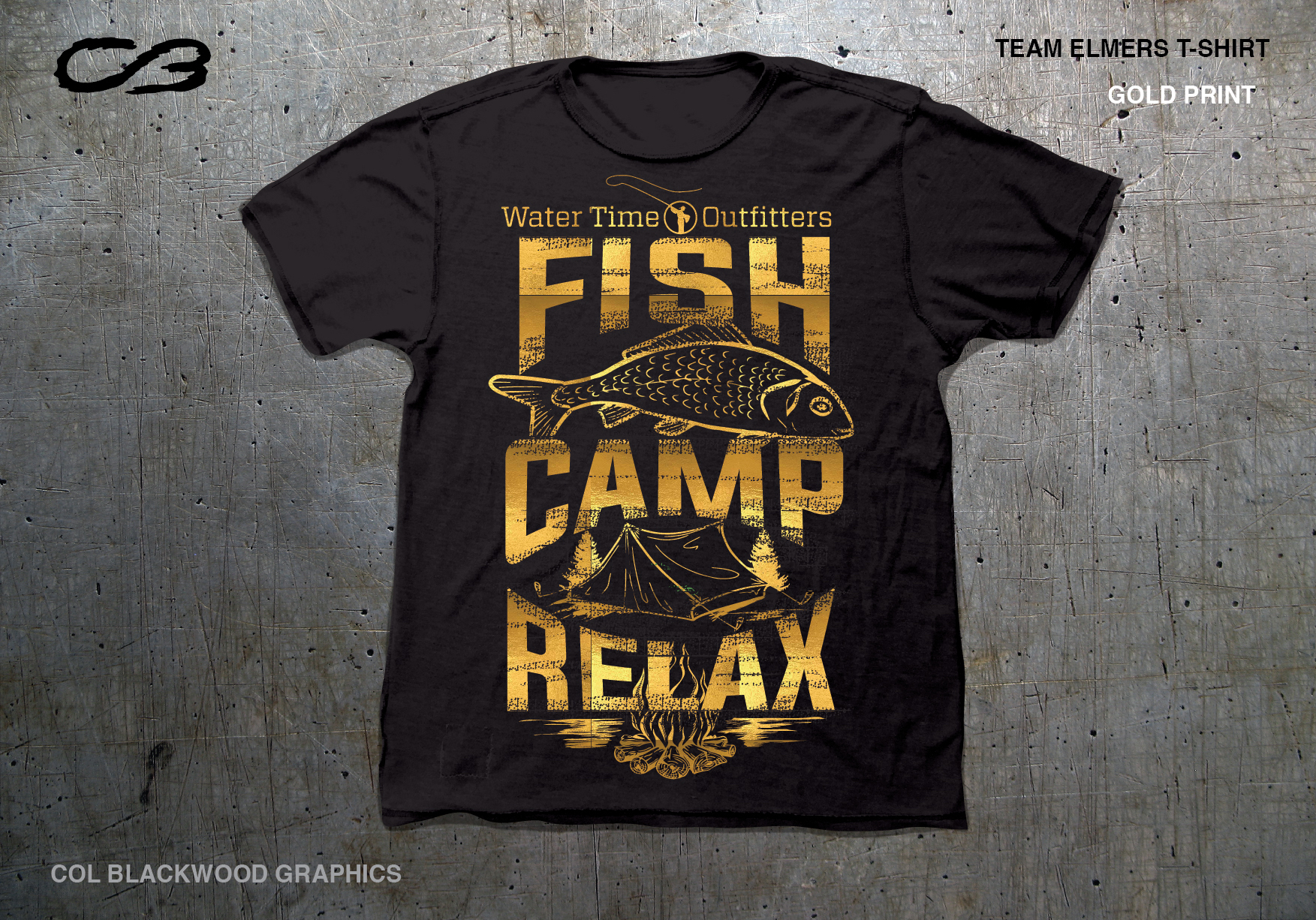 Design de T-shirt par Col 3 pour Water Time Outfitters | Design #24319305