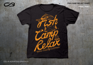 T-shirt Design by Col 3 for Water Time Outfitters | Design: #24319692