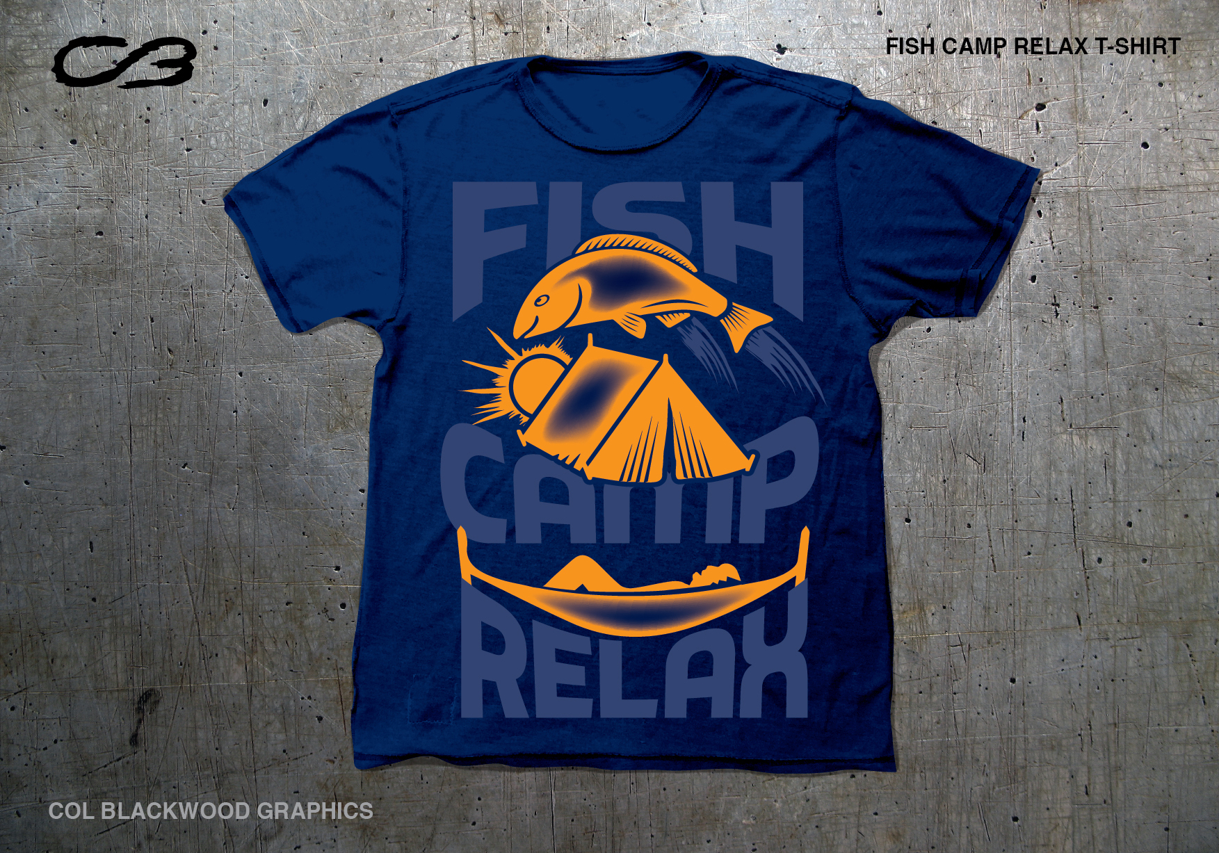 T-shirt Design by Col 3 for Water Time Outfitters | Design #24322952