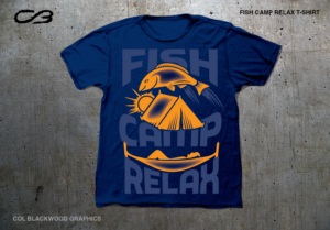 T-shirt Design by Col 3 for Water Time Outfitters | Design: #24322952