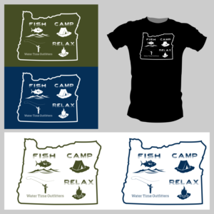 T-shirt Design by Nadz10 for Water Time Outfitters | Design #24263014
