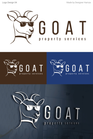 GOAT Property Services (probably all lower case, but emphasis on the GOAT).). | Logo Design by Designer Hamza