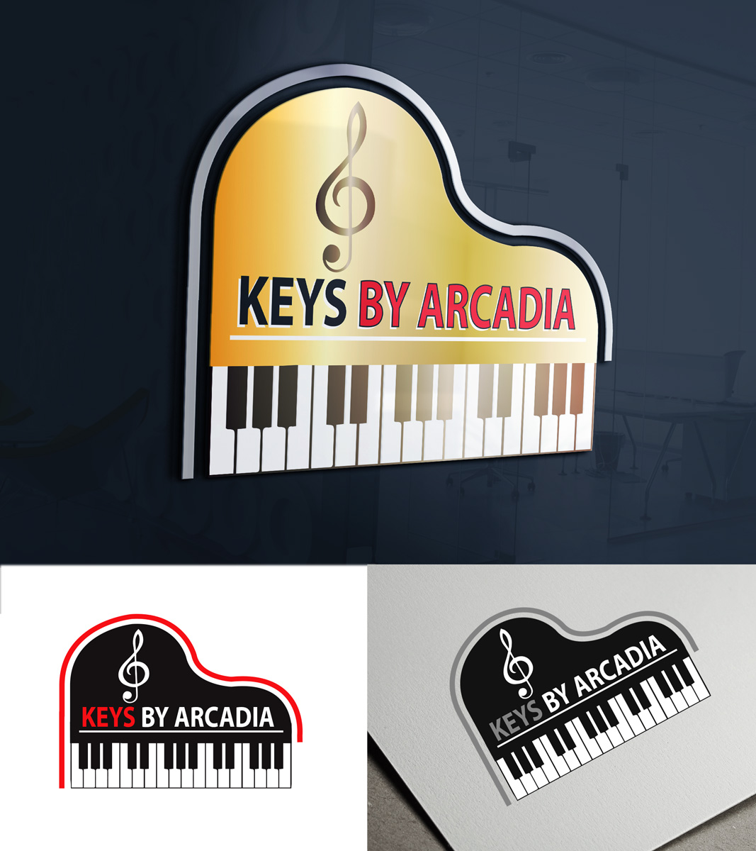 Logo Design by Wonderful design for Arcadia Music Group | Design #24266203