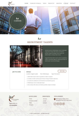 Web Design par pb pour ce projet | Design : #24570154