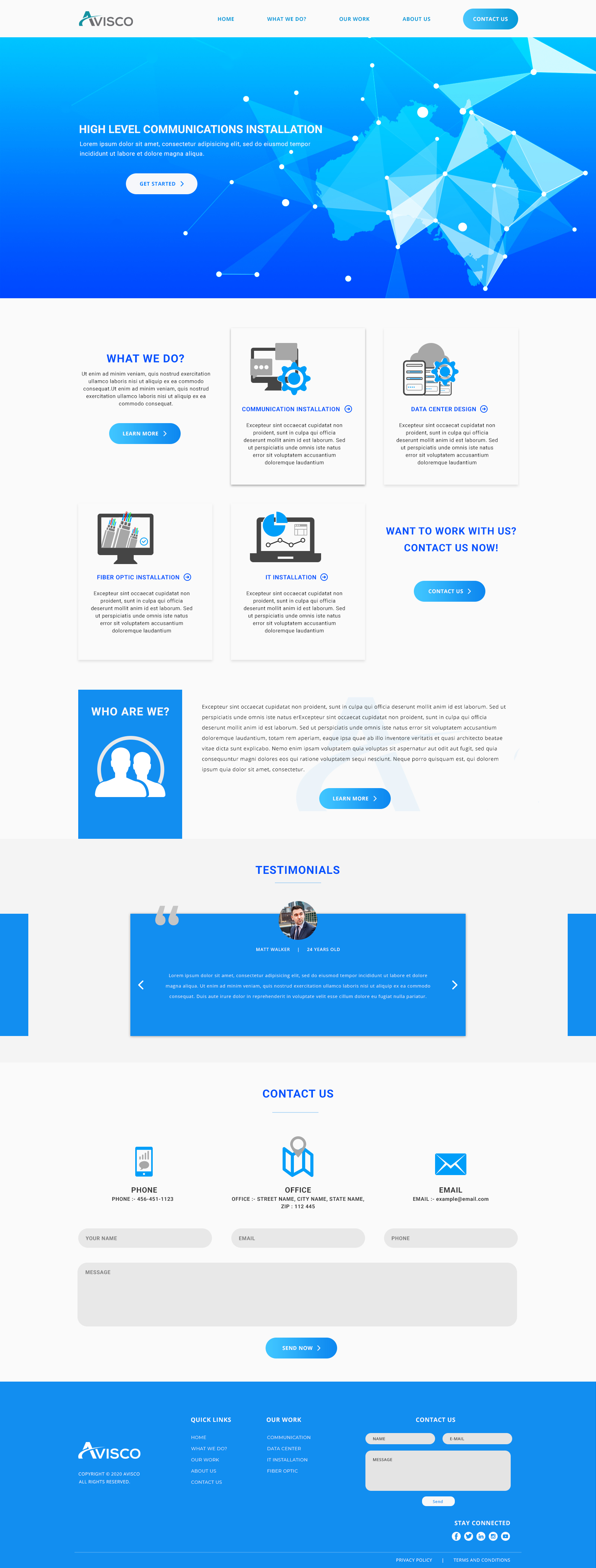 Web Design by Atique Raza for this project | Design #24283089