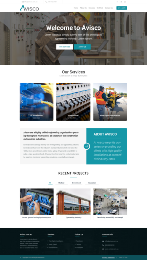 Web Design by Bhavesh 17 for this project | Design: #24279472