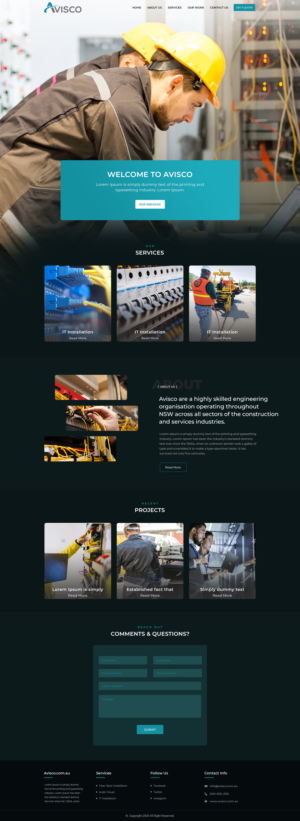 Web Design by Bhavesh 17 for this project | Design: #24325665