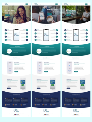 Web Design par pb pour MyVCard Technology Pty Ltd  | Design : #24299172