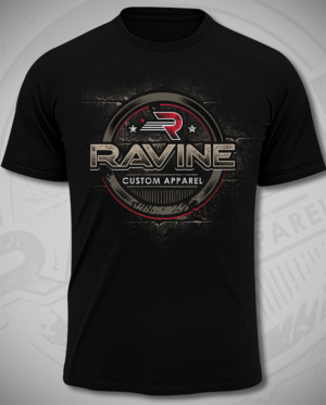 Ravine T-Shirt Design Modern Feel  | T-shirt Design by Jonya