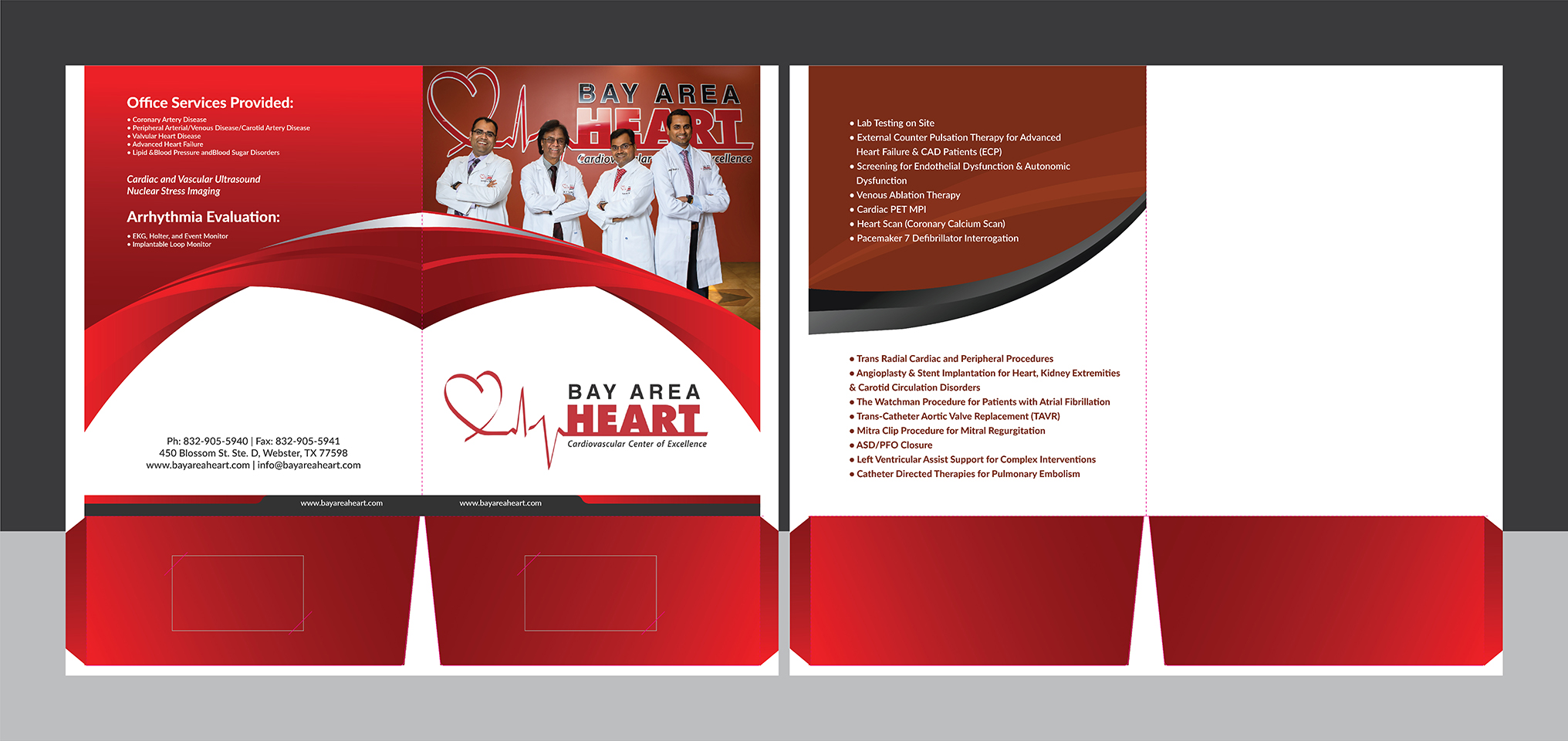 Brochure Design by Deziners Zone for Bay Area Heart | Design #24271887