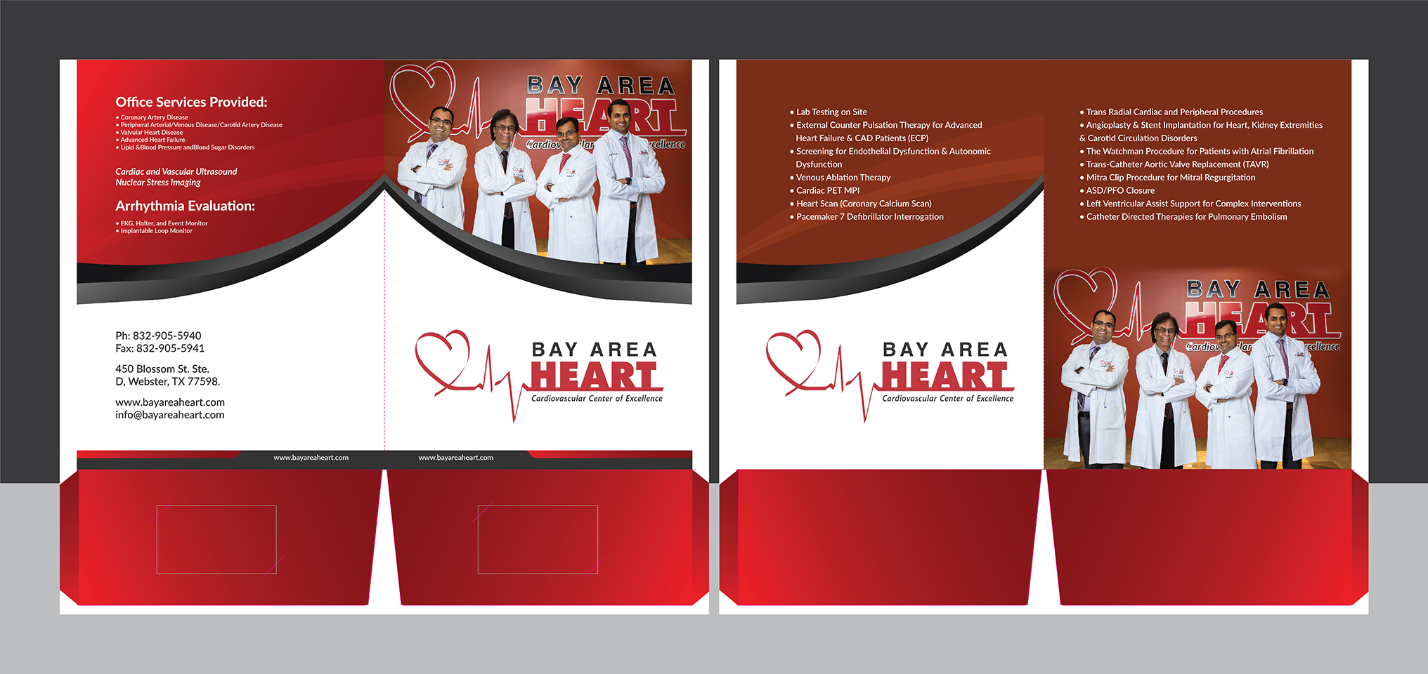 Brochure Design by Deziners Zone for Bay Area Heart | Design #24271888