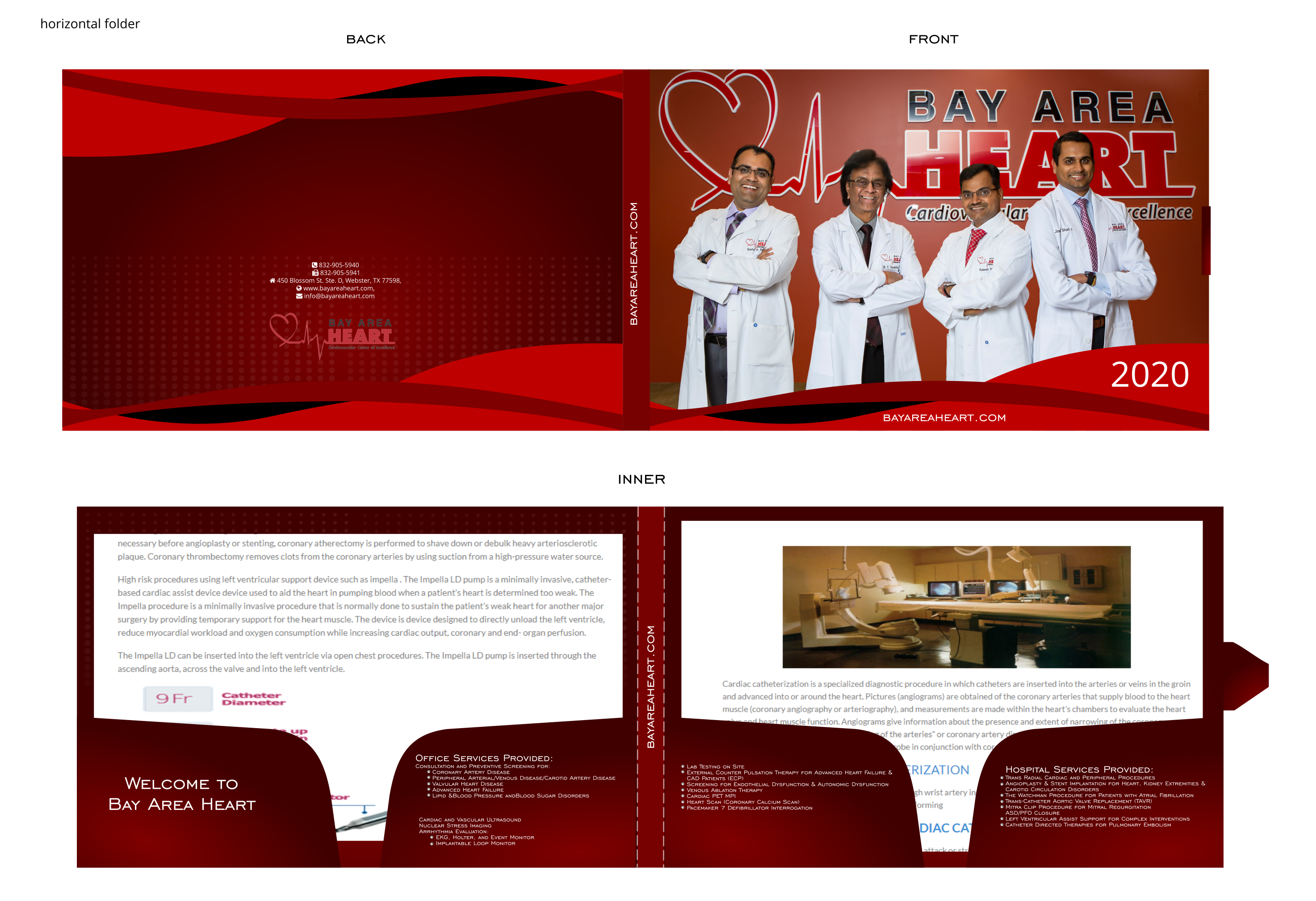Brochure Design by elveneclipse for Bay Area Heart | Design #24268435