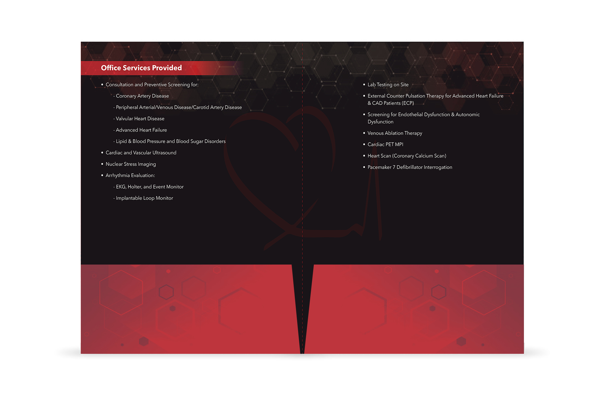 Brochure Design by Vignesh Hardy for Bay Area Heart | Design #24273046
