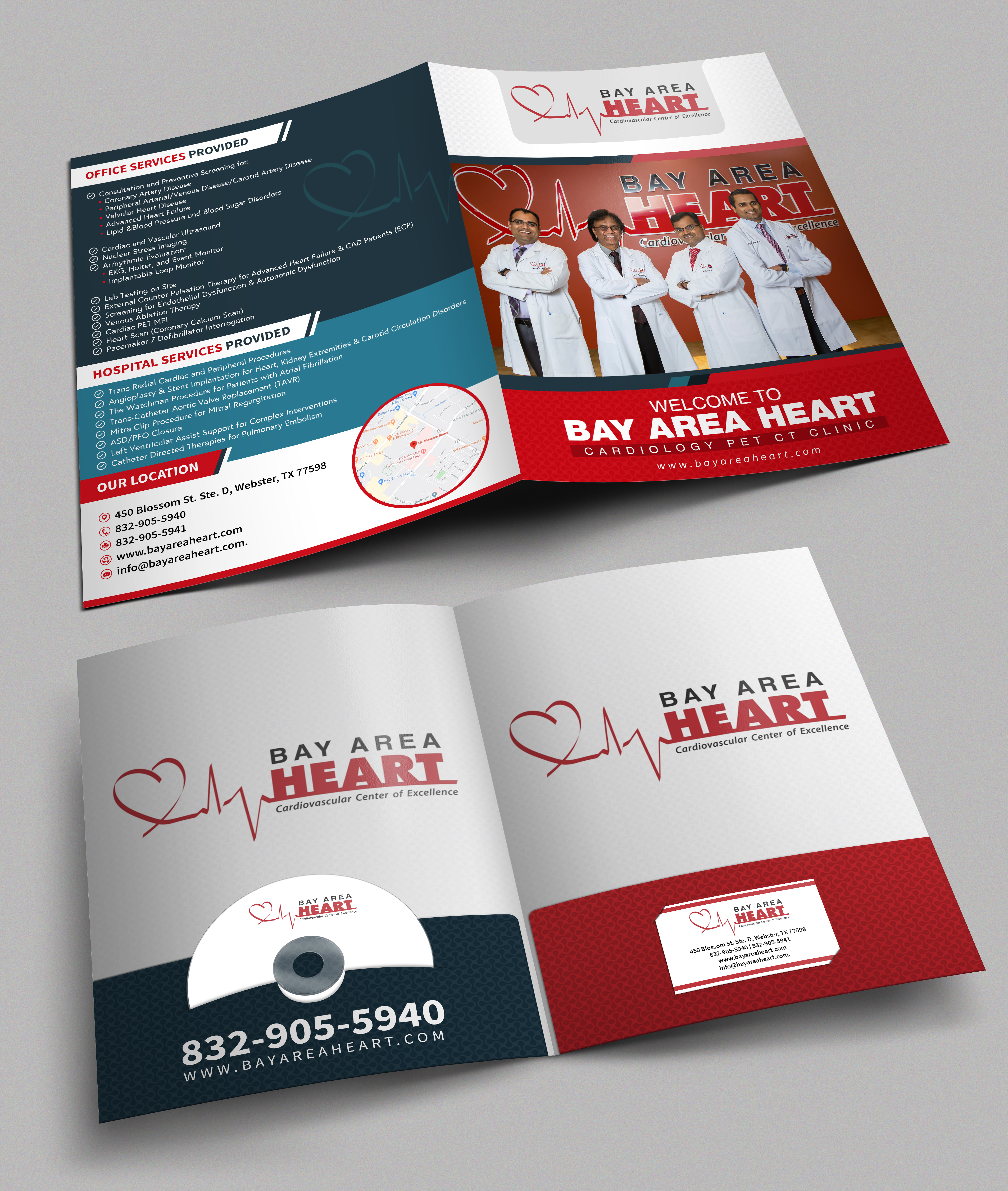 Brochure Design by SAI DESIGNS for Bay Area Heart | Design #24271922