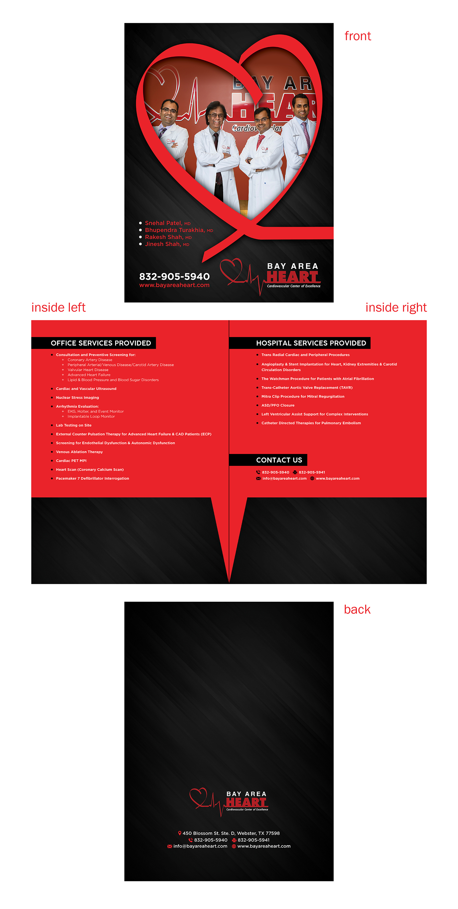 Design de Brochure par Emmanuel Creations pour Bay Area Heart | Design #24280002