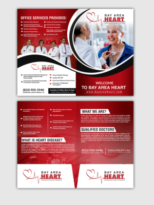 Brochure Design by n214008 for Bay Area Heart | Design: #24272698
