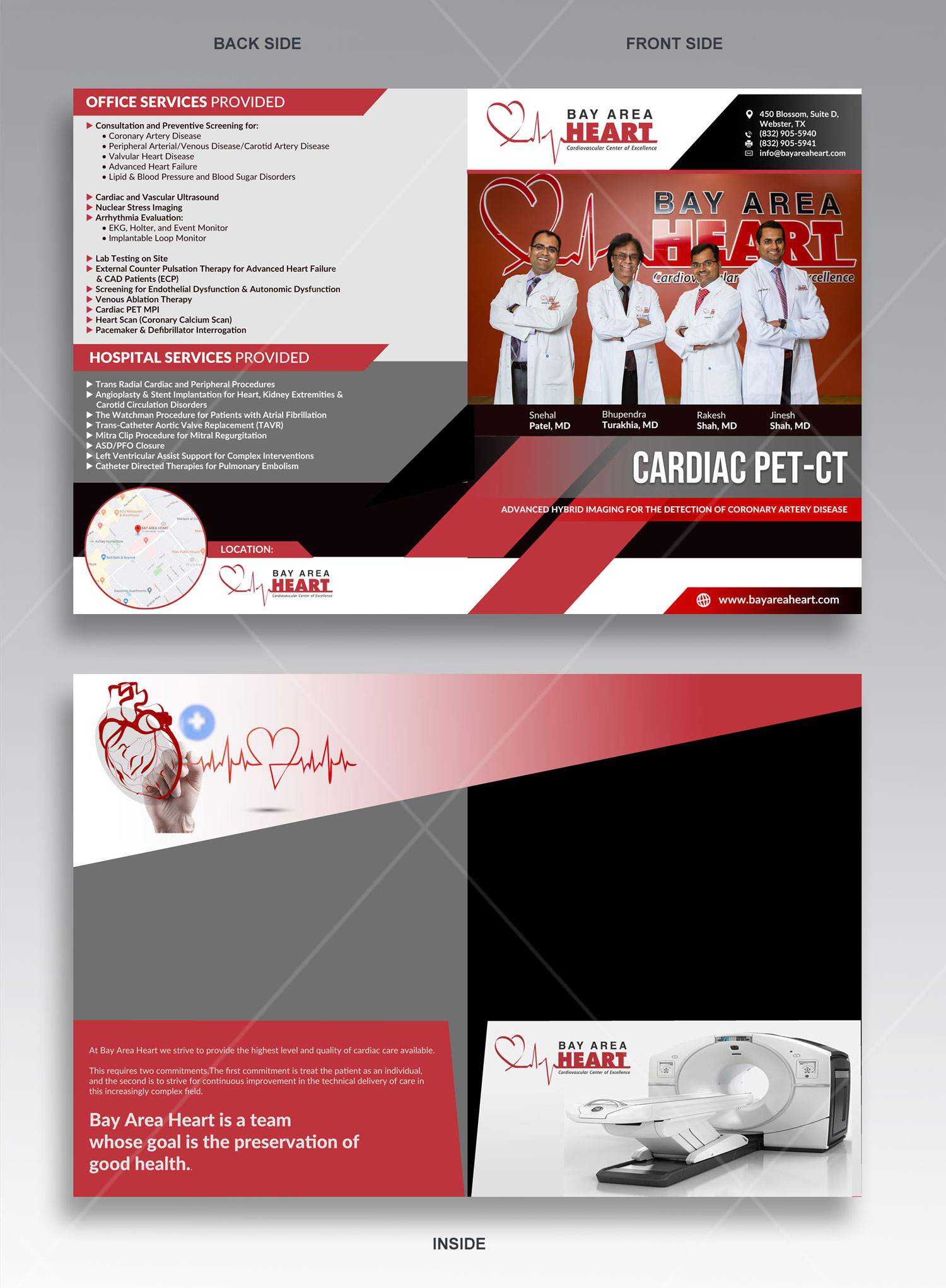 Brochure Design by DA. for Bay Area Heart | Design #24268166