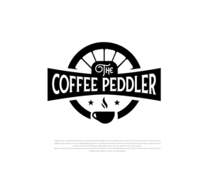 The name of the company " The Coffee Peddler" | Logo Design by Ng V Duc