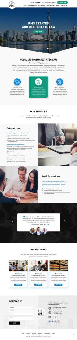 Web Design par pb pour ce projet | Design : #24274767