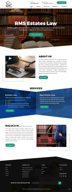 Web Design par pb pour ce projet | Design : #24274776