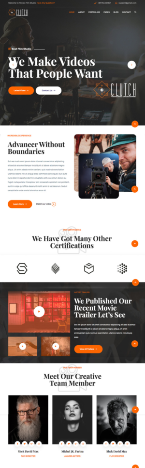 Wordpress Design by SelfMade Graphics for this project | Design #24334790