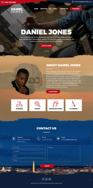 Web Design by pb for this project | Design: #24284898