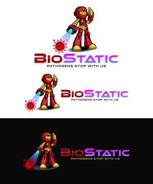 BioStatic (name of the business) Pathogens stop with us (slogan) | Logo Design by StudioD™